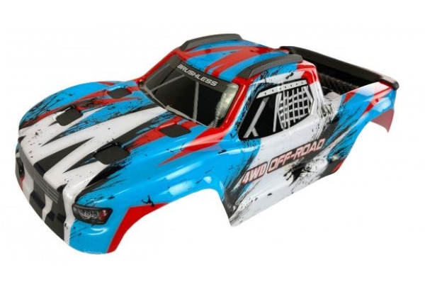 AM012-1601C Karosse AM-Hyper 1:16 Clipless blau/weiß